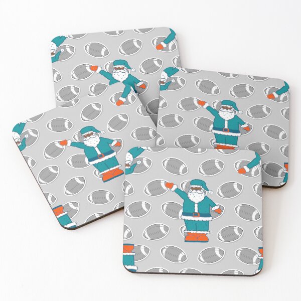 Item preview, teal blue orange xmas black santa claus basketball designed and sold by Gossip Rag.