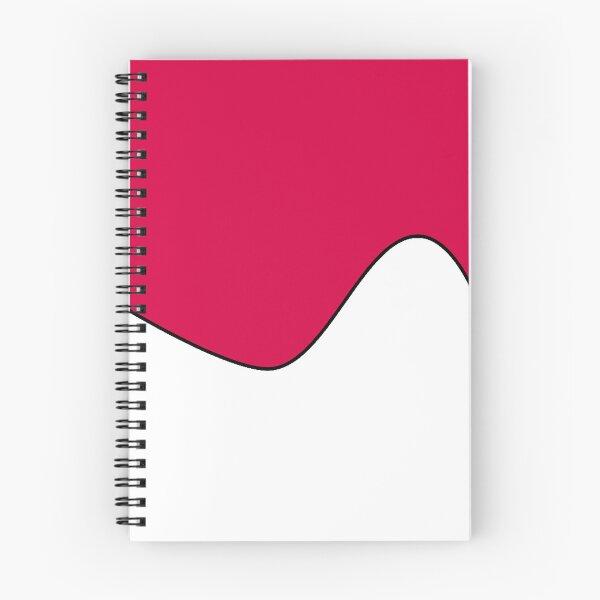 Item preview, PLAIN SOLID CARMINE PINK RED AND WHITE TWO-TONE RETRO WAVE PATTERN designed and sold by ozcushions.