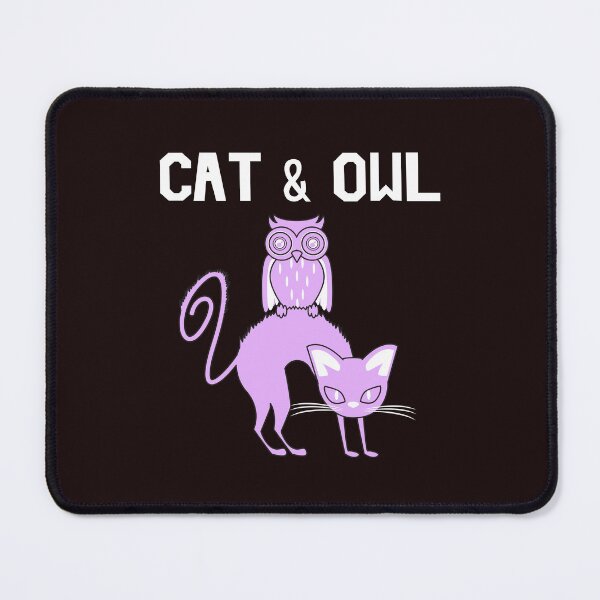 Item preview, A Cat and An Owl designed and sold by TheCatmeow2000.