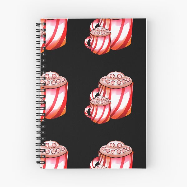 Item preview, Menta Muñeco de nieve Hot Cocoa bubbies Tazas con fondo negro designed and sold by MayaClover.
