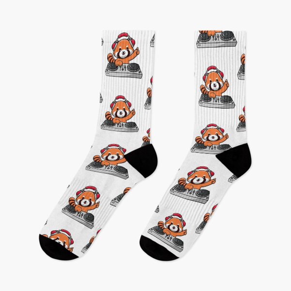 Item preview, Cute Red Panda Playing DJ Music,Panda Lover designed and sold by Designista436.