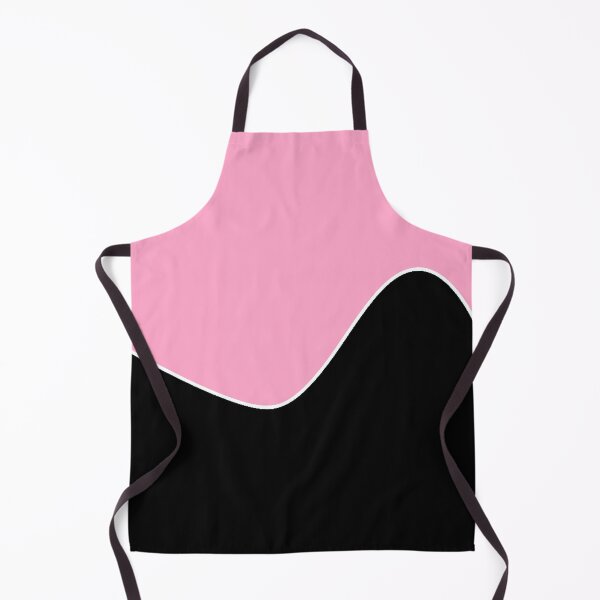 Item preview, PLAIN SOLID CARNATION PINK AND BLACK TWO-TONE RETRO WAVE PATTERN designed and sold by ozcushions.