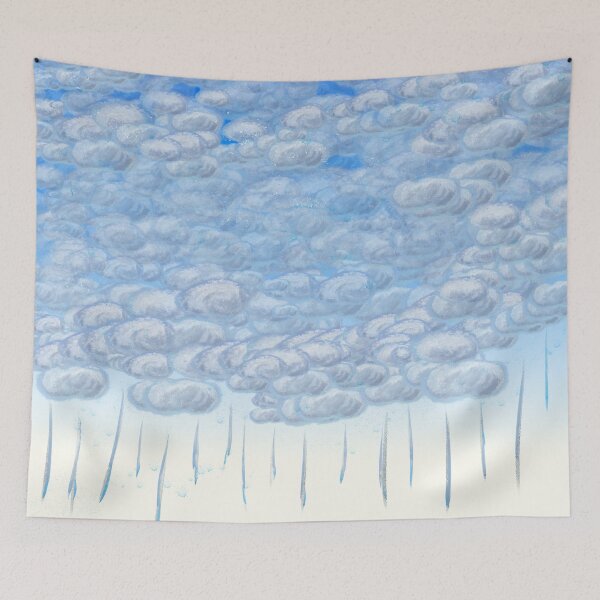 Item preview, Watercolor Cloud And Sky Pattern designed and sold by sunnthreads.