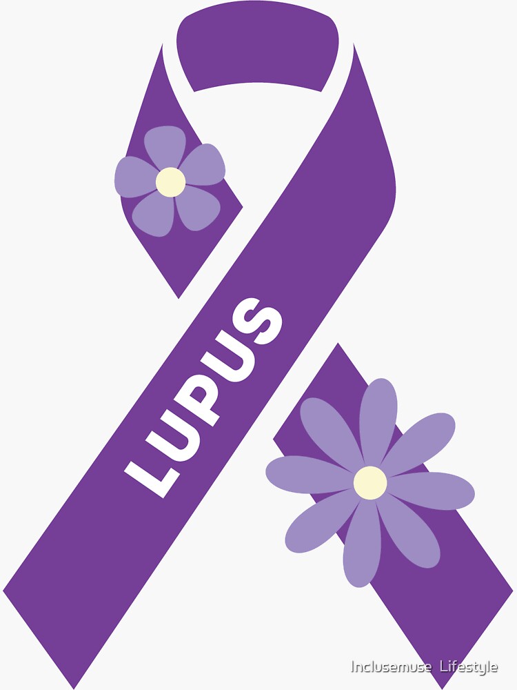 "Lupus Awareness Sticker" Sticker for Sale by Muniquesg Redbubble