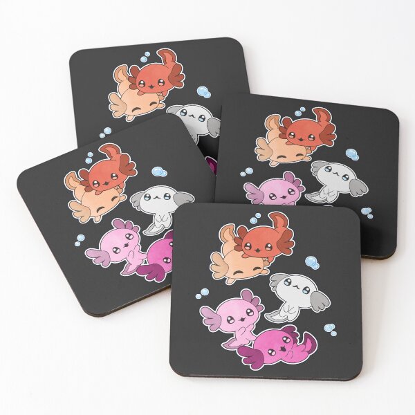 Item preview, Lesbian Axolotl LGBT Gay Pride Flag designed and sold by Clara Hollins.
