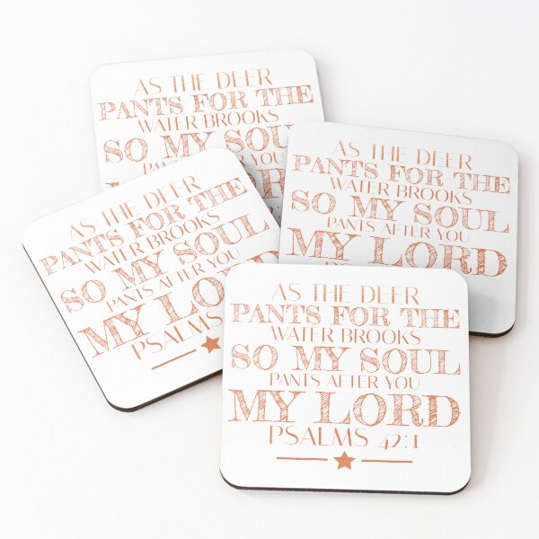 Item preview, My Soul Pants after you, God Psalm 42:1 designed and sold by onlyscriptures.