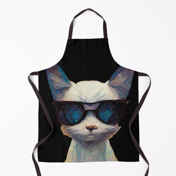 Item preview, A cute cat girl with sunglasses - AI Art designed and sold by Vocky5.