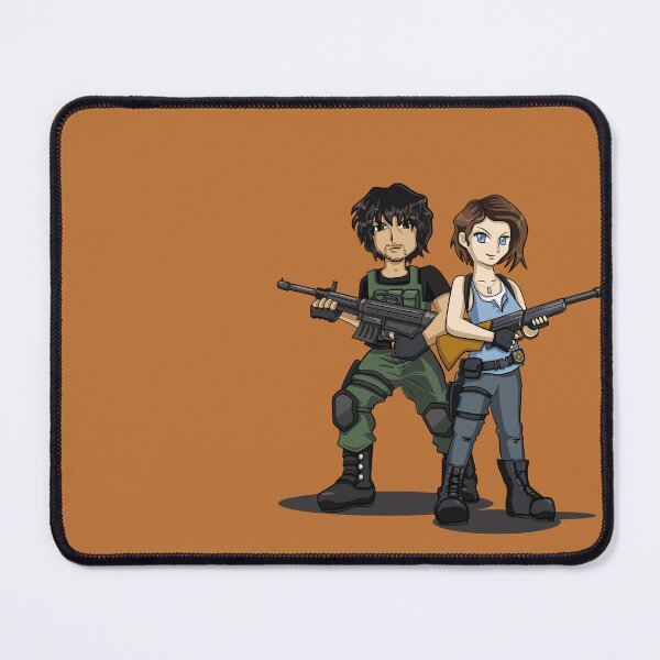 Item preview, RE3 Remake Jill & Carlos designed and sold by littlebearart.