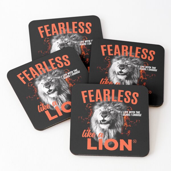Item preview, Motivational Fearless like a Lion designed and sold by wingstar.