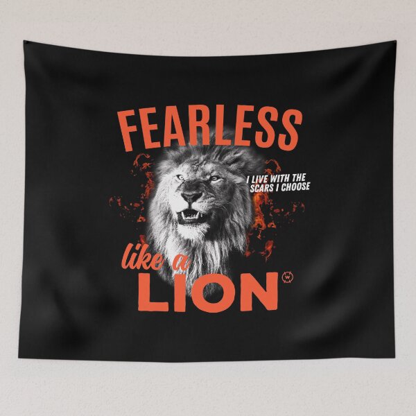 Item preview, Motivational Fearless like a Lion designed and sold by wingstar.