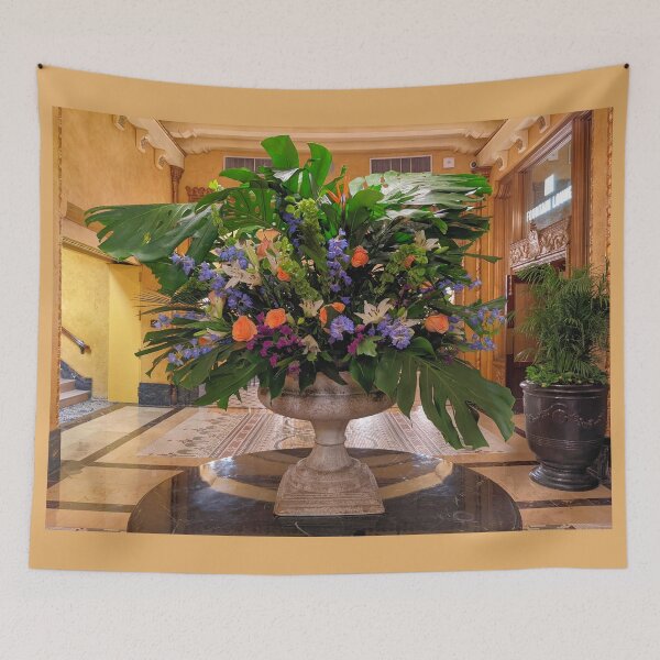 Item preview, Gorgeous Flowers in a Stone Vase designed and sold by Shapes-Mania.