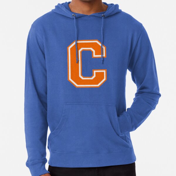 Varsity Letter C Orange, Monogram Lightweight Sweatshirt for Sale