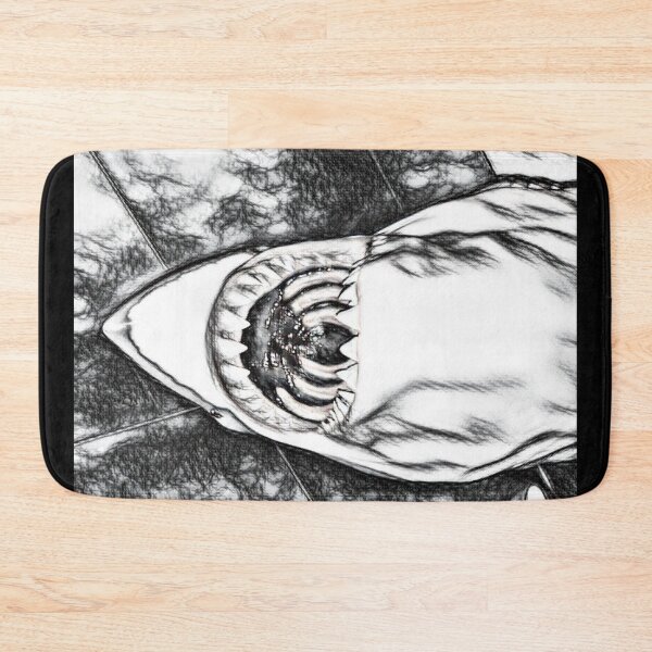 Item preview, Shark Huge Jaws Wide Open Sketch designed and sold by Namsus-Printing.