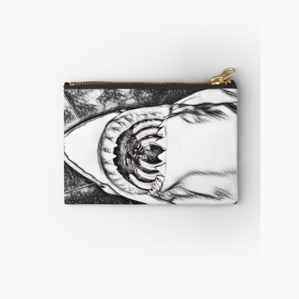Item preview, Shark Huge Jaws Wide Open Sketch designed and sold by Namsus-Printing.