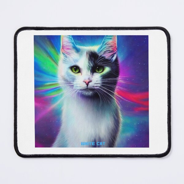 Item preview, White cat designed and sold by CoolDesign2000.