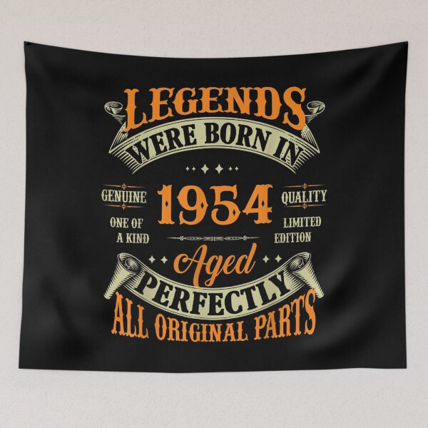 Item preview, 68th Birthday Tee Vintage Legends Born In 1954 68 Years Old  designed and sold by hirokodongxup.