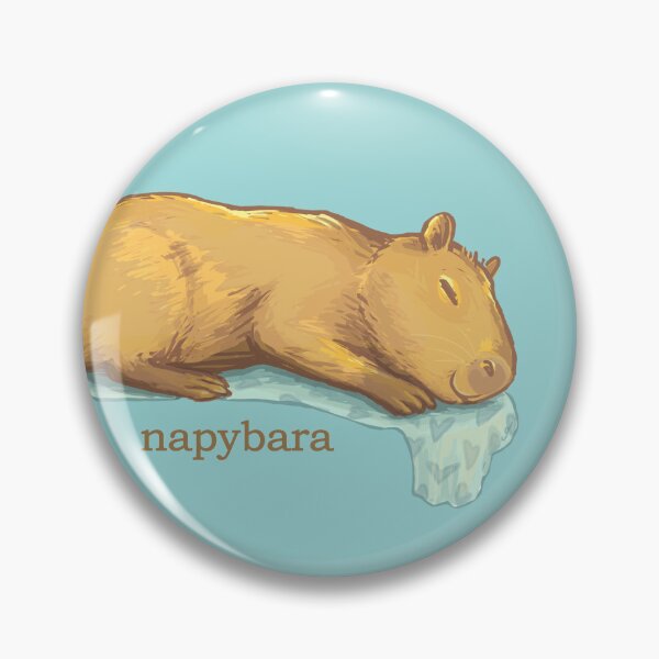 Item preview, Sleepy Capybara designed and sold by ElephantShoe.