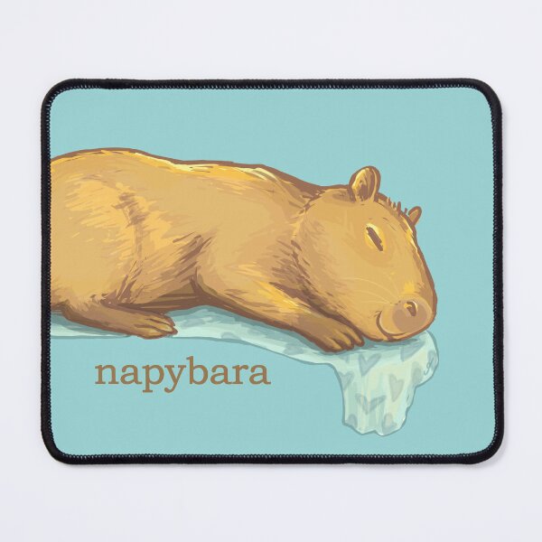 Item preview, Sleepy Capybara designed and sold by ElephantShoe.
