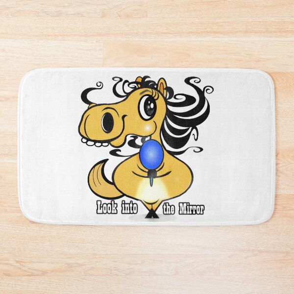 Item preview, Cute horse looking into the Mirror  designed and sold by Shirley cute art .