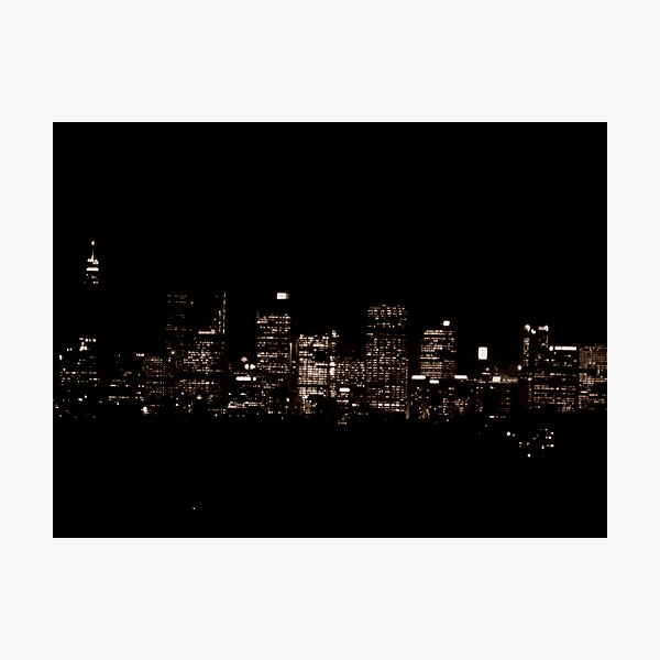 Nightime over Sydney Photographic Print