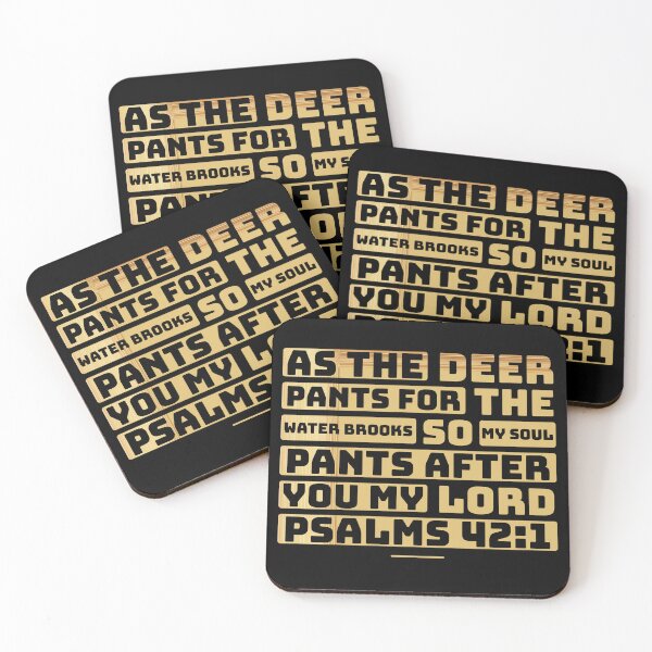 Item preview,  My Soul Pants after you, God Psalm 42:1 designed and sold by onlyscriptures.