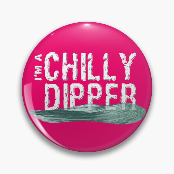 Item preview, Calling wild open water swimming, winter bathers. Im a Chilly Dipper for swimmer lovers.  Caroline Laursen Original designed and sold by Caroline Laursen.
