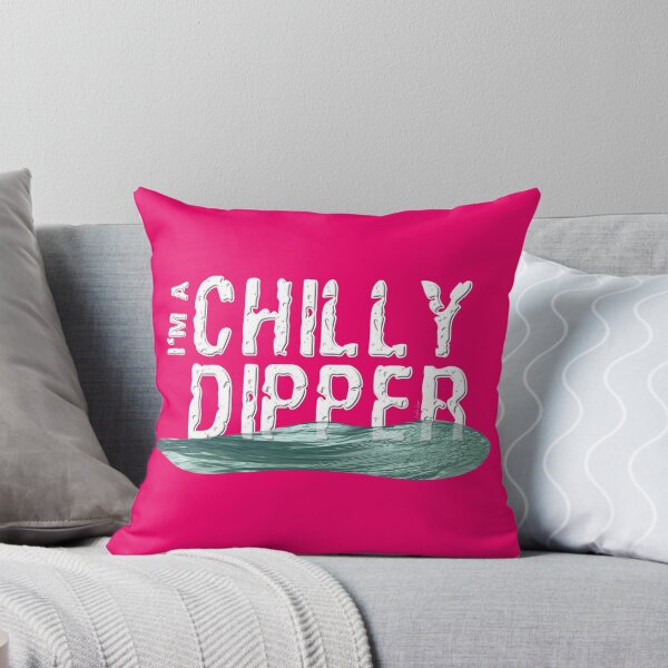 Item preview, Calling wild open water swimming, winter bathers. Im a Chilly Dipper for swimmer lovers.  Caroline Laursen Original designed and sold by Caroline Laursen.