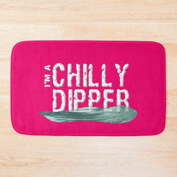 Item preview, Calling wild open water swimming, winter bathers. Im a Chilly Dipper for swimmer lovers.  Caroline Laursen Original designed and sold by Caroline Laursen.