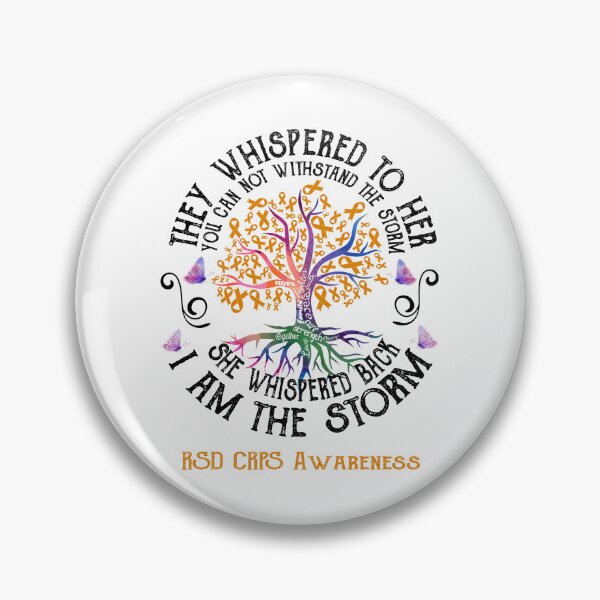 Item preview, RSD CRPS Awareness - RSD CRPS Warrior I Am The Storm designed and sold by RunningShop.