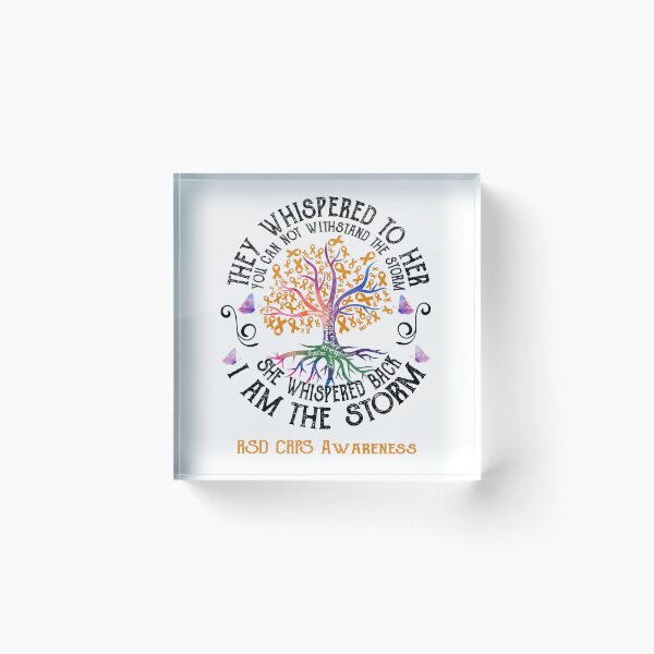 Item preview, RSD CRPS Awareness - RSD CRPS Warrior I Am The Storm designed and sold by RunningShop.
