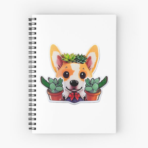 Item preview, Succulent Bow Corgi  designed and sold by Paint-of-Heart.