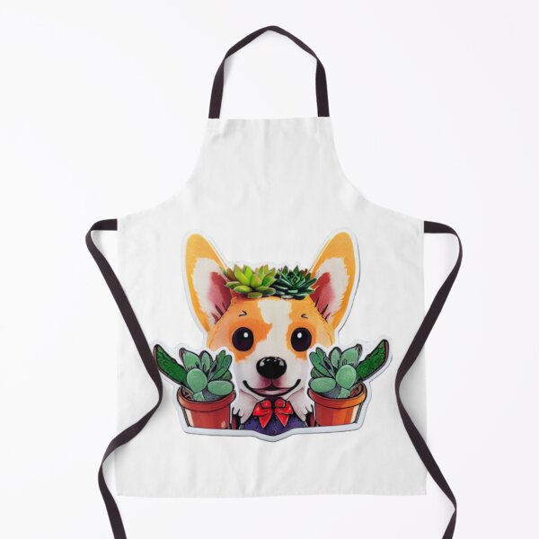 Item preview, Succulent Bow Corgi designed and sold by Paint-of-Heart.