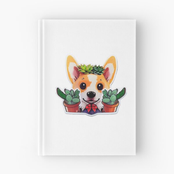 Item preview, Succulent Bow Corgi  designed and sold by Paint-of-Heart.