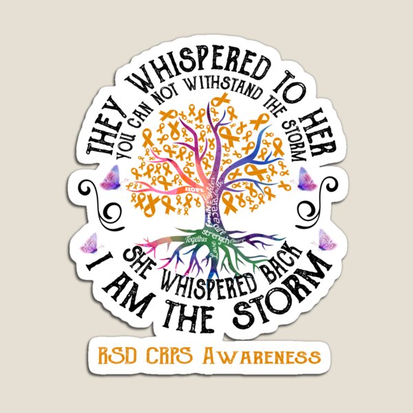 Item preview, RSD CRPS Awareness - RSD CRPS Warrior I Am The Storm designed and sold by RunningShop.