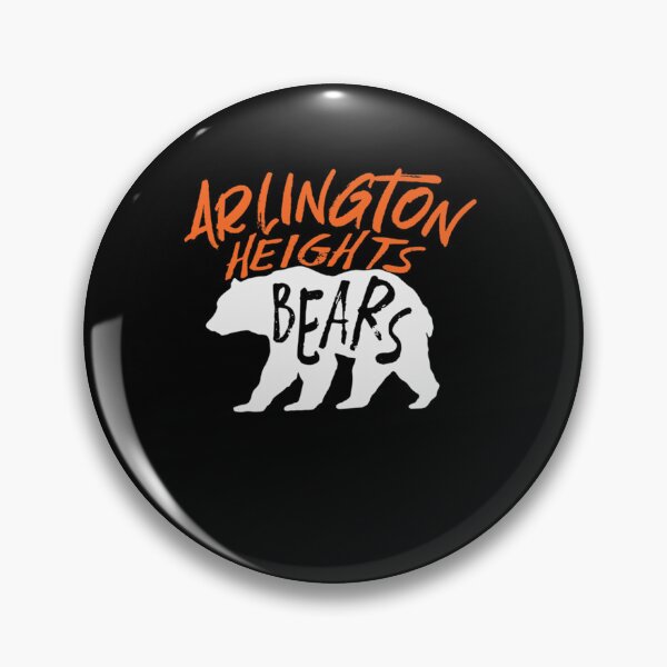 Item preview, Arlington Heights Bears Football Team Touchdown Retro Endzone Classic Bear Blue designed and sold by DottieMcdowell.
