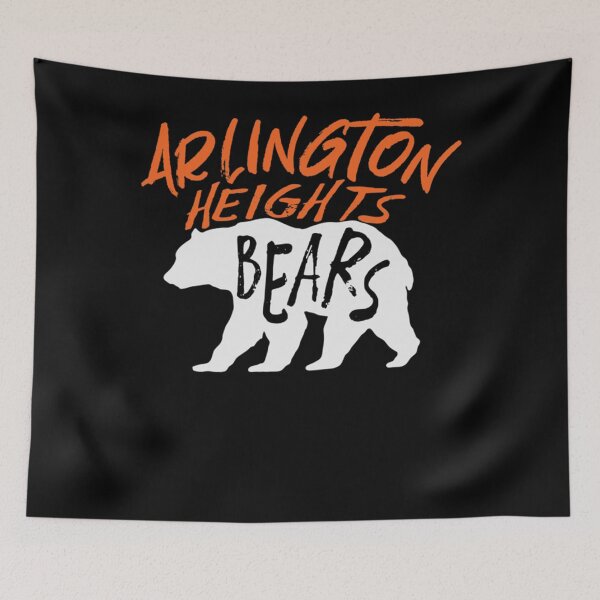 Item preview, Arlington Heights Bears Football Team Touchdown Retro Endzone Classic Bear Blue designed and sold by DottieMcdowell.