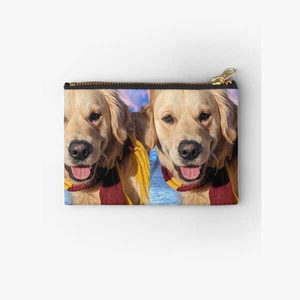 Item preview, Golden retriever puppy Potter scarf autumn portrait designed and sold by Fluffycat2020.