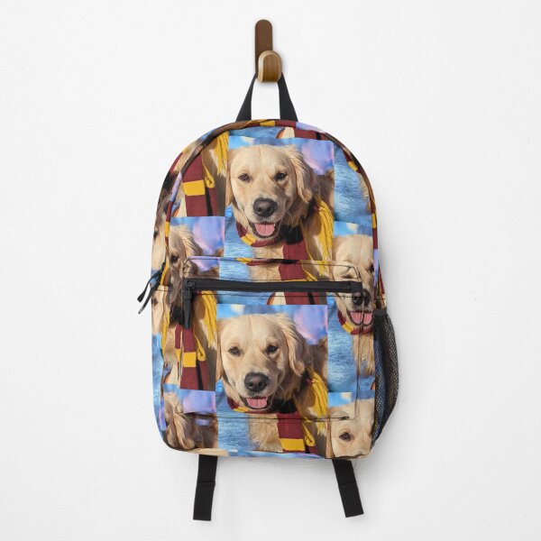 Item preview, Golden retriever puppy Potter scarf autumn portrait designed and sold by Fluffycat2020.