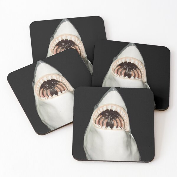 Item preview, Shark Huge Jaws Wide Open Transparent designed and sold by Namsus-Printing.