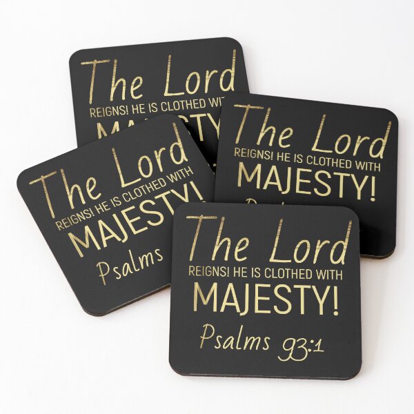 Item preview, The Lord Reigns Psalm 93:1 designed and sold by onlyscriptures.