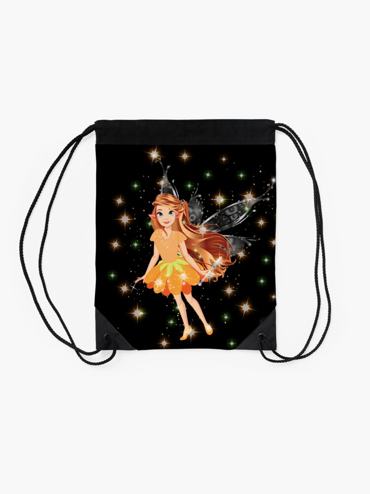 Thumbnail 2 of 3, Drawstring Bag, Felicia's Thank The Flowers Collection designed and sold by TeelieTurner.