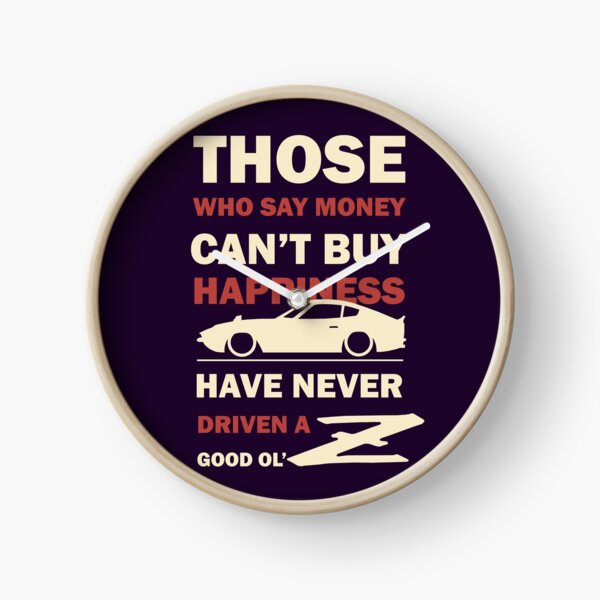 Happiness in a Datsun Z Clock