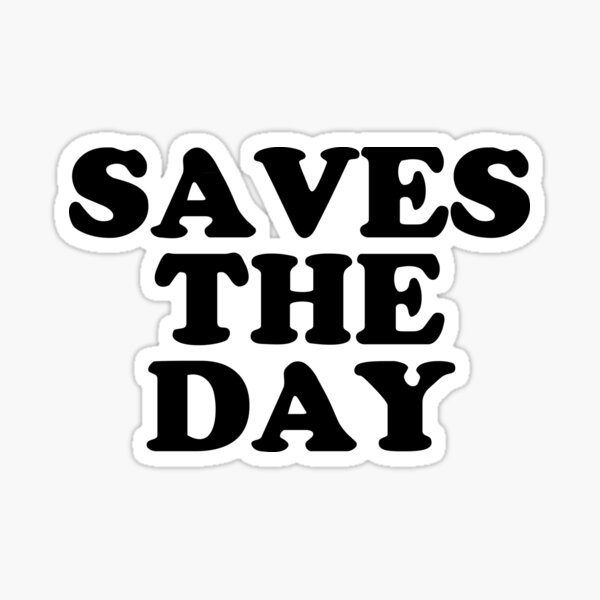 Saves The Day Stickers for Sale | Redbubble