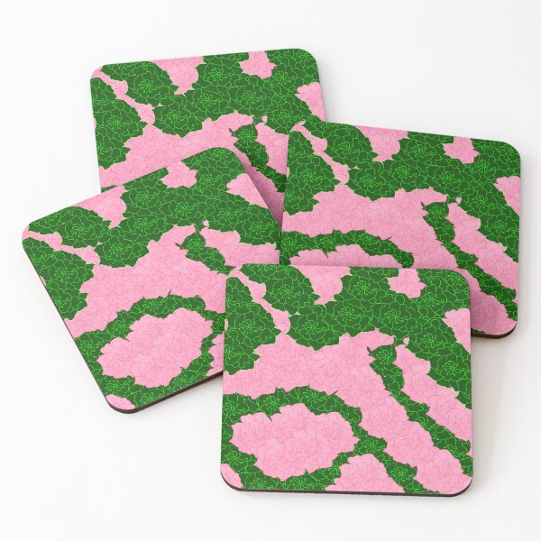 Item preview, Rose Pink & Green Flower Collage designed and sold by rainestore.