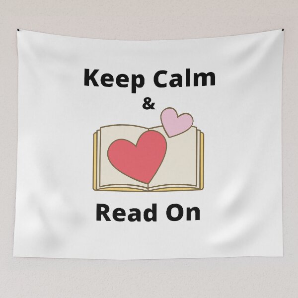 Item preview, Keep Calm And Read On - Funny and Cute quotes designed and sold by Designspot2020.