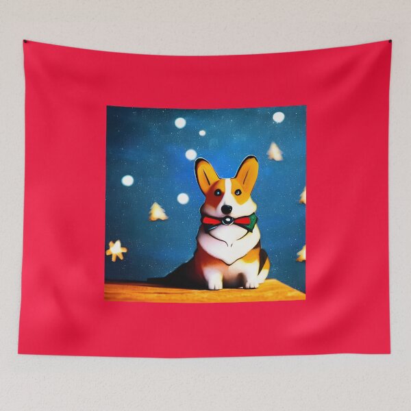 Item preview, Christmas Corgi designed and sold by NitaBond.