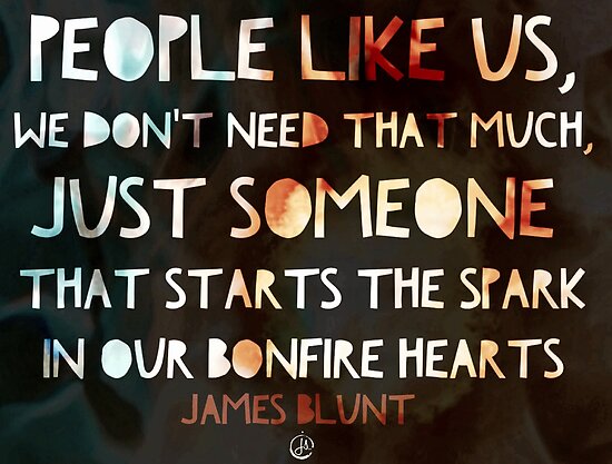 bonfire heart james blunt