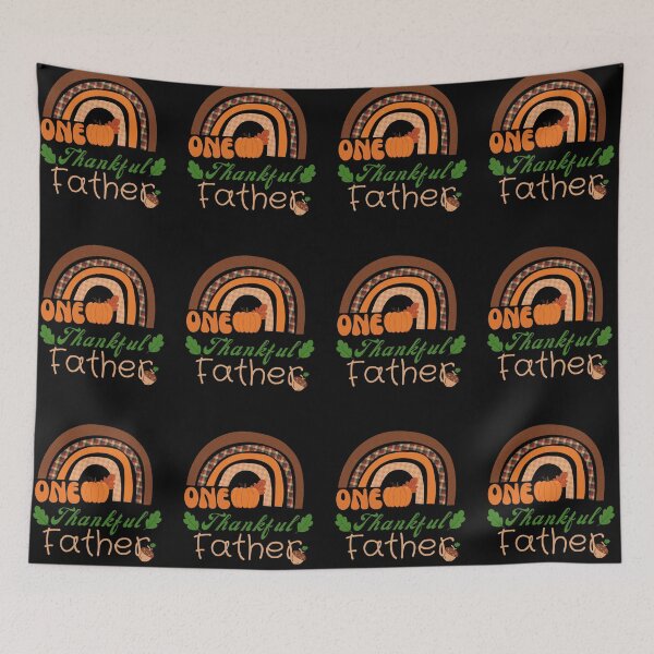 Item preview, One Thankful Father (Boho Rainbow 1) designed and sold by SimplyMe-Plus.