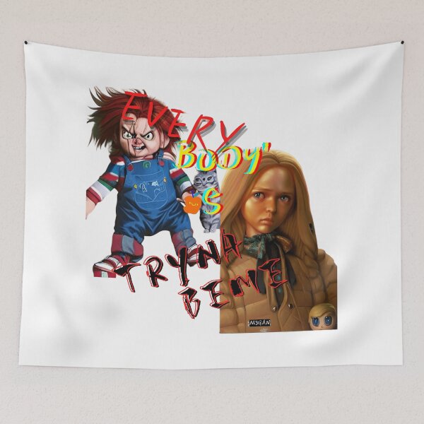 Item preview, M3GAN Vs Chucky-everybody's tryna be me designed and sold by zheworkstudio.