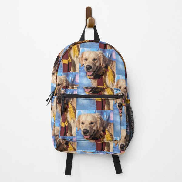 Item preview, Golden retriever puppy Potter scarf autumn portrait designed and sold by Fluffycat2020.
